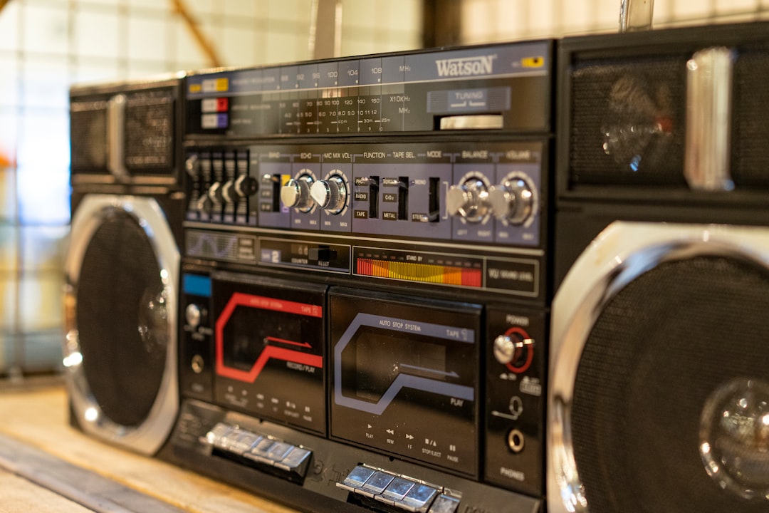 Creative radio studio setup