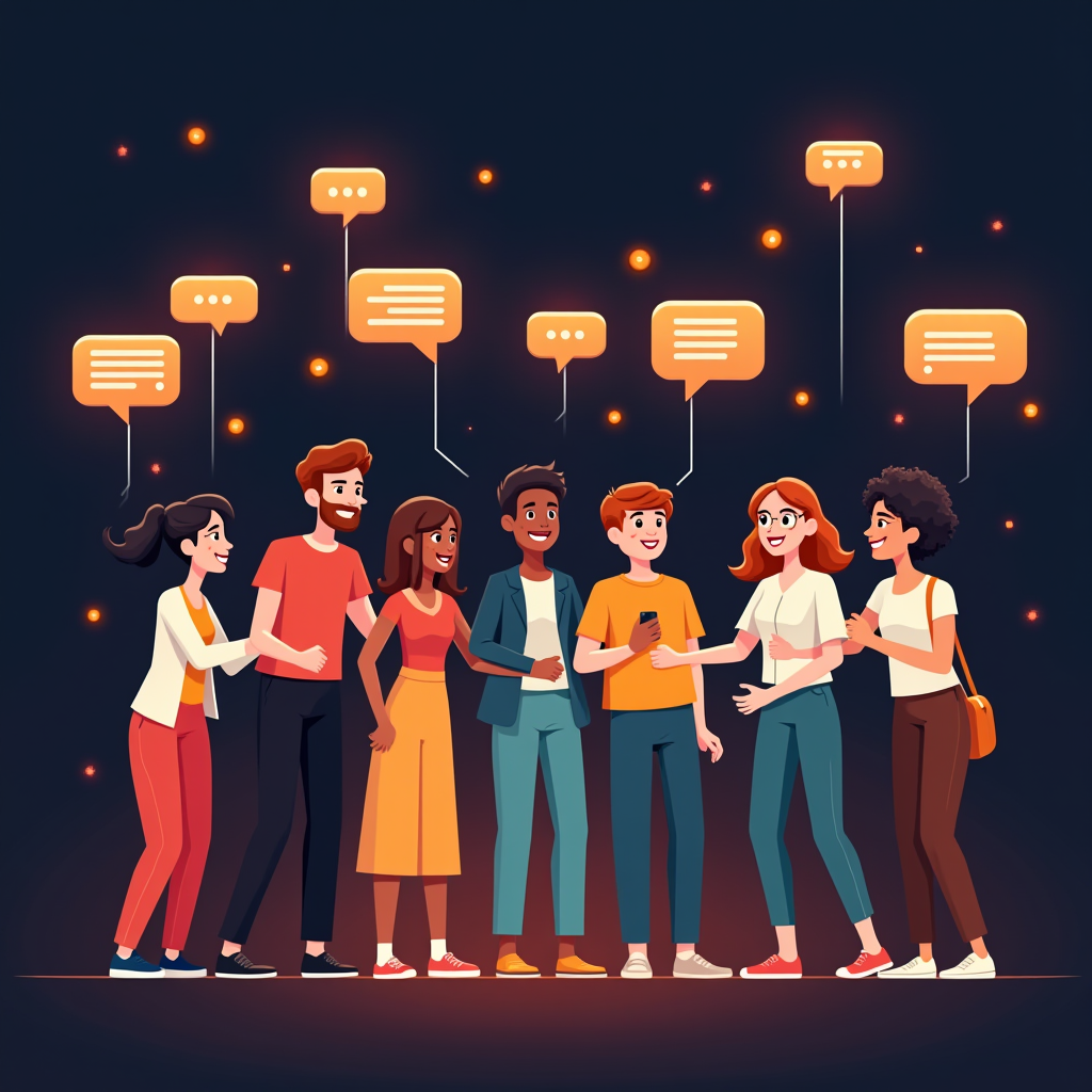 Digital community network engagement